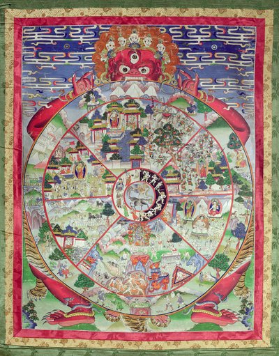Dharmachakra, Wiel van Transmigratoire Bestaan door Tibetan School